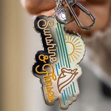 Load image into Gallery viewer, Dapplebay Sunshine &amp; Horses - Keychain
