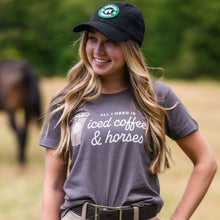 Load image into Gallery viewer, Dapplebay Iced Coffee &amp; Horses Tee

