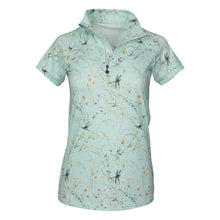 Load image into Gallery viewer, Dapplebay Dragonfly Meadow 1/4 Zip Riding Top - Short Sleeve
