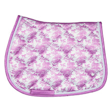 Load image into Gallery viewer, Dapplebay Equestrian Toile Pony Saddle Pad-Rose/White
