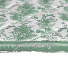 Load image into Gallery viewer, Dapplebay Equestrian Toile Pony Saddle Pad-Green/White
