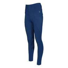 Load image into Gallery viewer, Dapplebay Kids Equestrian Toile Essential Tights-Bright Navy
