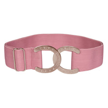 Load image into Gallery viewer, Dapplebay Horse Shoe Elastic Belt-Light Pink
