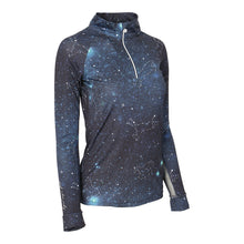 Load image into Gallery viewer, Dapplebay Midnight Constellation Ladies 1/4 Zip Riding Top
