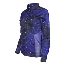 Load image into Gallery viewer, Dapplebay Constellation Western Shirt-Navy/Multi
