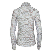 Load image into Gallery viewer, Dapplebay Galloping Watercolor 1/4 Zip Riding Top
