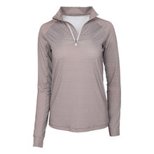 Load image into Gallery viewer, Dapplebay Stripe 1/4 Zip Riding Top
