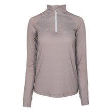 Load image into Gallery viewer, Dapplebay Stripe 1/4 Zip Riding Top
