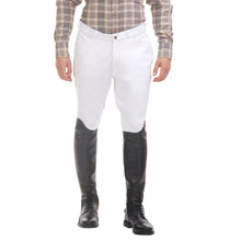 Load image into Gallery viewer, TuffRider Men's Micro Cord Patrol Knee Patch Breeches
