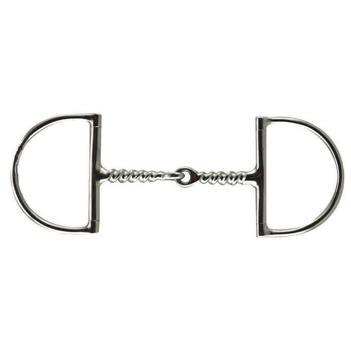 Stainless Steel Dee Large Corkscrew Snaffle Bit 5