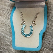Load image into Gallery viewer, Horse Shoe Crystal Necklace
