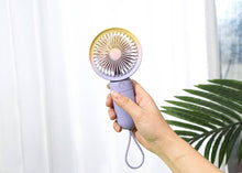 Load image into Gallery viewer, Portable USB Rechargeable Handheld Cooling Fan | Retail Pack 2026
