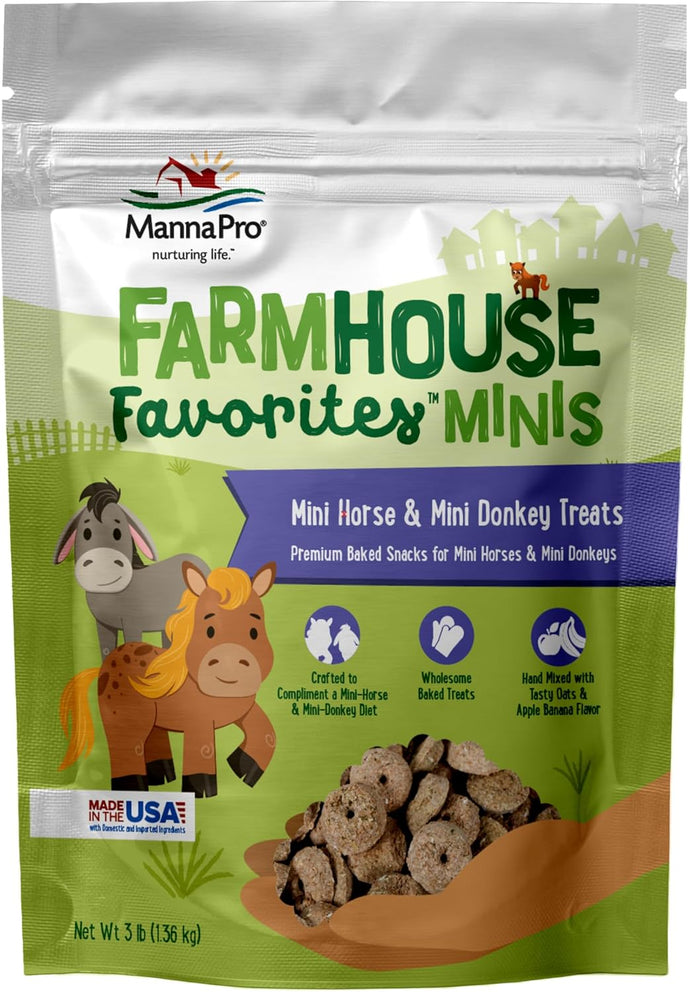 25 Farmhouse Mini Horse & Donkey Treats