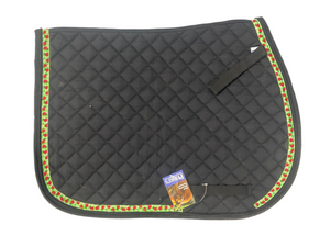 Perri’s Black Ladybug Saddlepad
