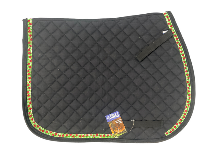 Perri’s Black Ladybug Saddlepad