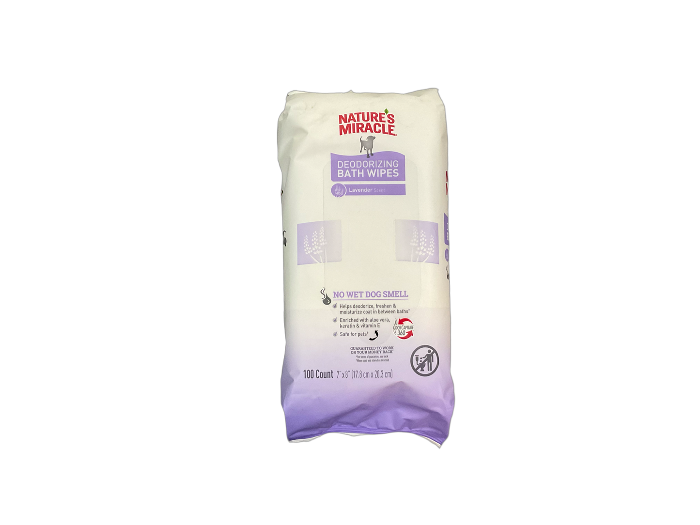 Natures Miracle Lavender Pet wipes