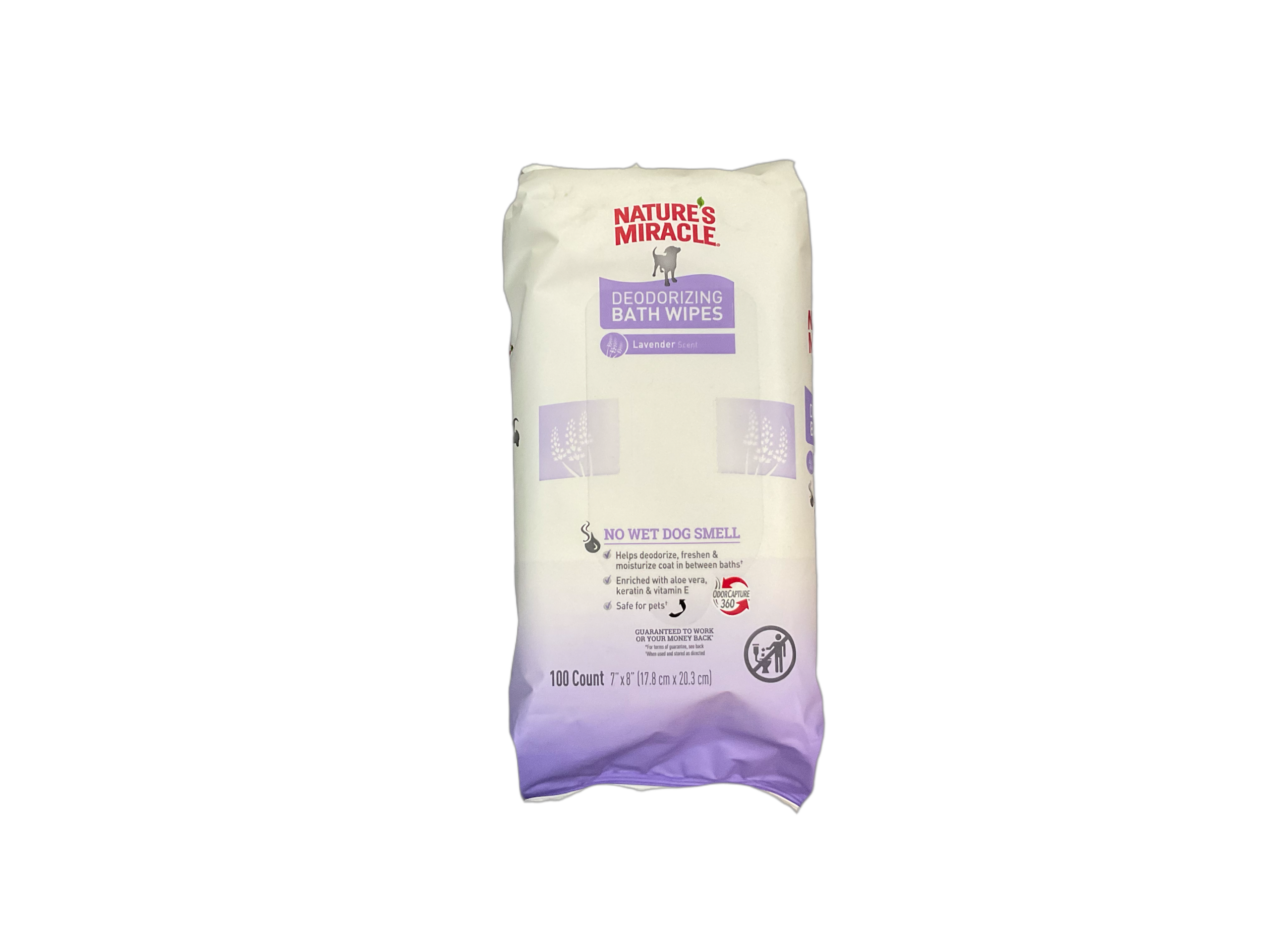 Natures Miracle Lavender Pet wipes