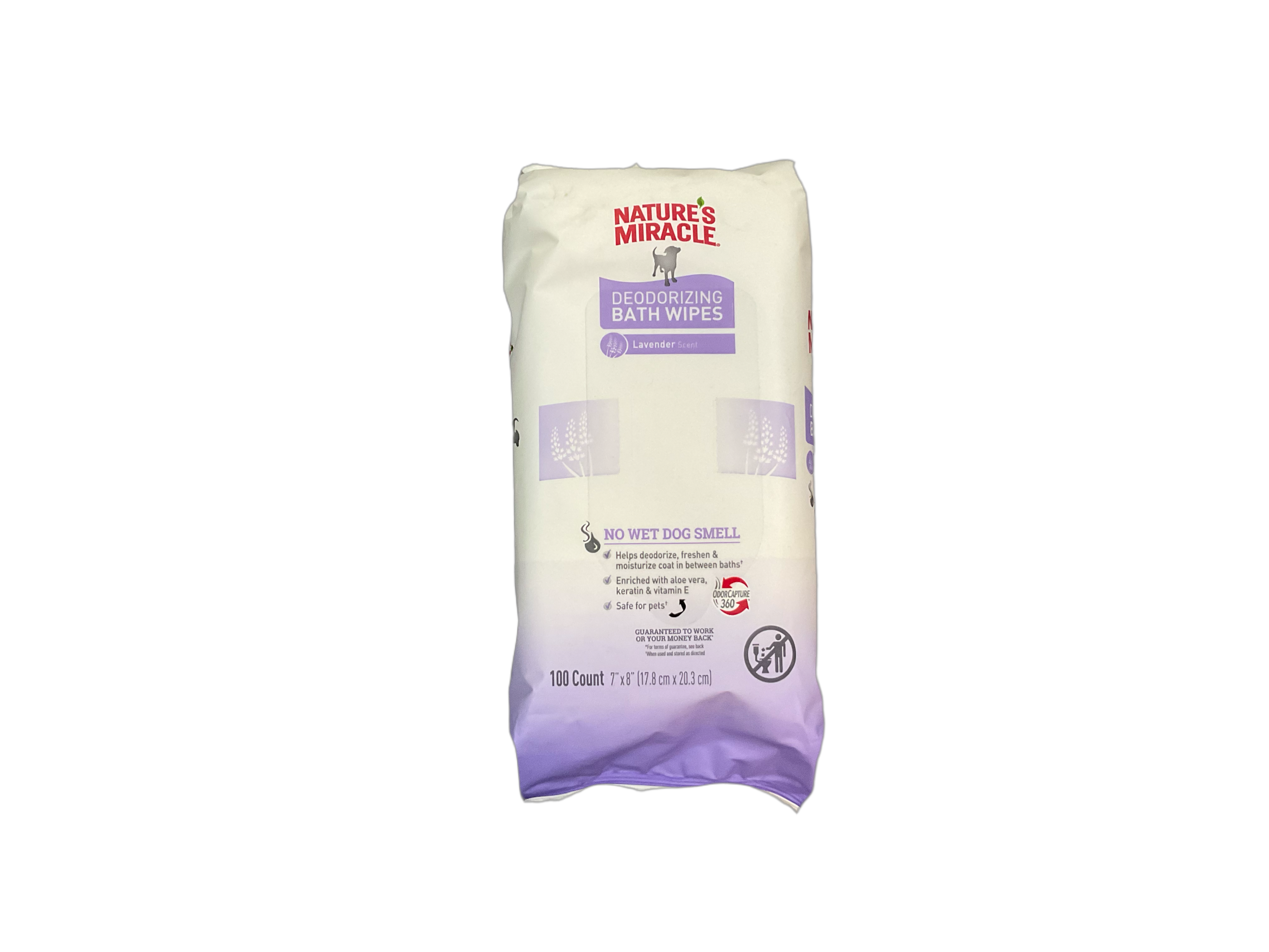 Natures Miracle Lavender Pet wipes