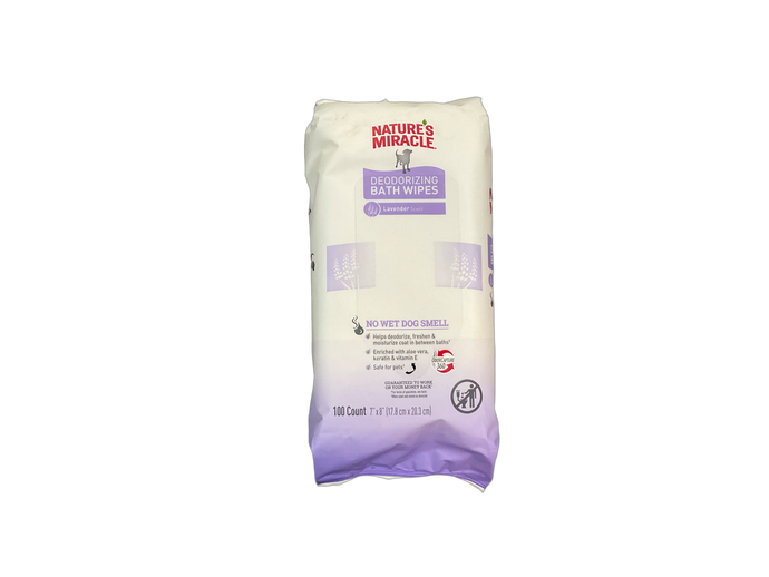 Natures Miracle Lavender Pet wipes