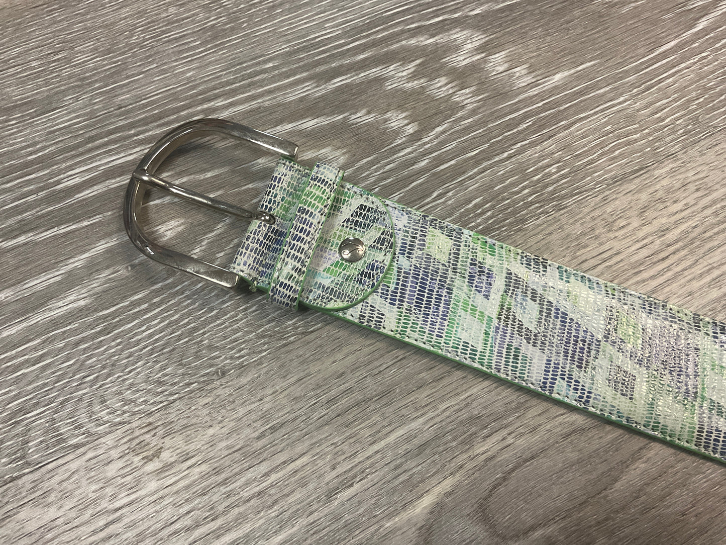 T.S. Printed Leather Belts