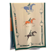 Load image into Gallery viewer, 🎁AWST Int'l Hunter Horses Acrylic Cashmere Scarf
