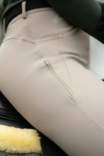 Load image into Gallery viewer, HKM Ari Mid Rise- Sil. Knee Patch Ladies Riding Breeches
