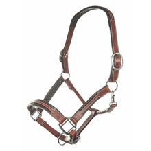 Load image into Gallery viewer, HKM Leather Halter -Soft-Brown

