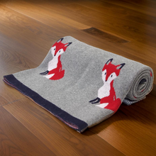 Load image into Gallery viewer, 🎁Equestrian Fox Cotton Baby Blanket
