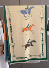 Load image into Gallery viewer, 🎁AWST Int'l Hunter Horses Acrylic Cashmere Scarf
