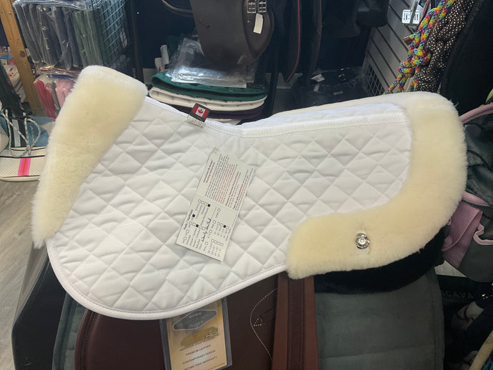 Ogilvy Liberty Quilted Half Pad White