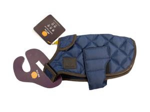 Digby and Fox Quilted Dog Coat XXXS