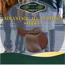 Load image into Gallery viewer, Henri de Rivel Advantage All Purpose Saddle
