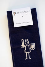 Load image into Gallery viewer, Navy Team Socks

