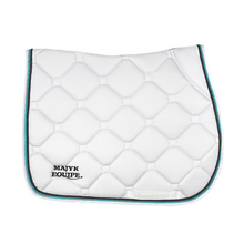 Load image into Gallery viewer, White Classica Cotton Euro Saddle pad
