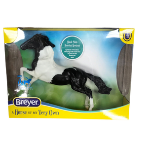 Breyer A Horse of My Very Own Black Pinto Rearing Mustang