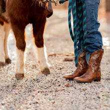 Load image into Gallery viewer, TuffRider Toddlers Sequoia Cross &amp; Wing Embroidered Square Toe Western Boots
