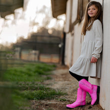 Load image into Gallery viewer, TuffRider Youth Pink Glitter Western Boot

