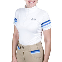 Load image into Gallery viewer, Equine Couture Gradient Short Sleeve Show Shirt
