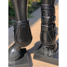 Load image into Gallery viewer, Estrella' Carbon Leather Tendon Boots
