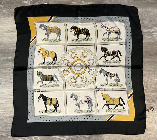 649 Satin Scarf Horses