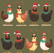 Load image into Gallery viewer, 🐴Dreamers&amp;Schemers Socks “Cluck-Mas”
