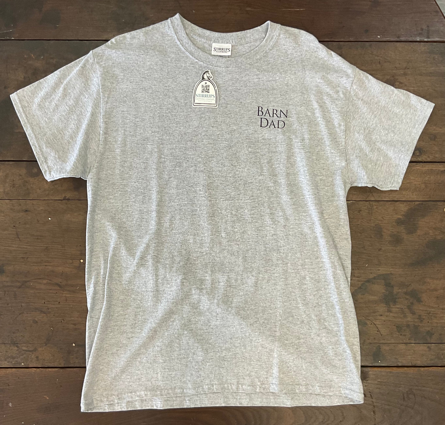 527 Stirrups Barn Dad T-shirt