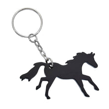 Load image into Gallery viewer, AWST Int'l Lila Galloping Horse Key Chain
