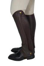 Load image into Gallery viewer, Grand Prix Elite Leather Half Chaps
