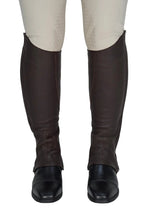 Load image into Gallery viewer, Grand Prix Elite Leather Half Chaps
