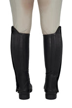 Load image into Gallery viewer, Grand Prix Elite Leather Kids Half Chaps, Black
