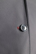 Load image into Gallery viewer, Grand Prix Ladies EQJ Classic 3 Button Show Jacket, Black with Burgundy Collar
