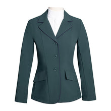 Load image into Gallery viewer, Grand Prix Ladies EQJ Classic 3 Button Show Jacket, New Green with Navy Piping
