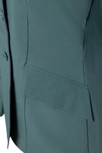 Load image into Gallery viewer, Grand Prix Ladies EQJ Classic 3 Button Show Jacket, New Green with Navy Piping
