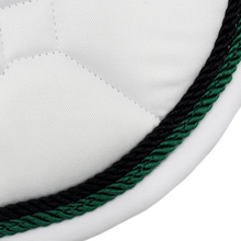 Load image into Gallery viewer, White Classica Cotton Euro Saddle pad
